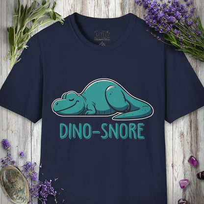 SILLY636 "Dino-Snore" T-SHIRT - Navy