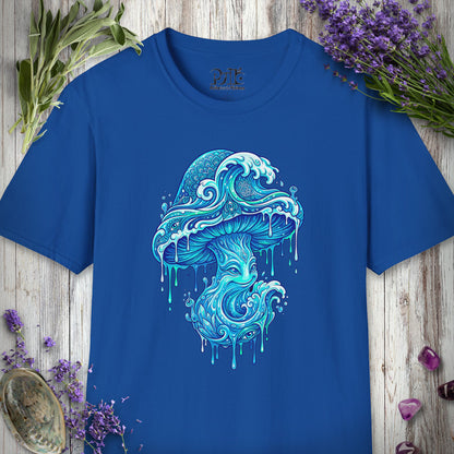 MUSHKETEERS100 "Tsunami Mushroom" T-SHIRT - Royal