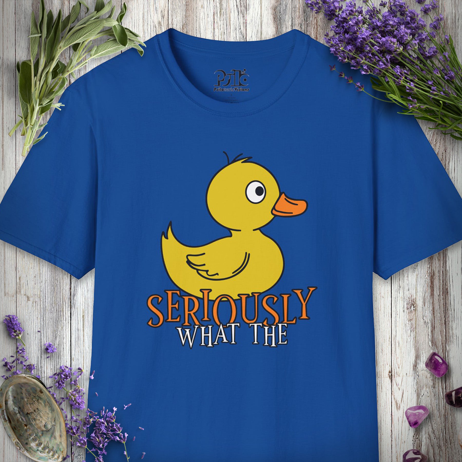 SILLY2000 "What the Duck" T-SHIRT - Royal