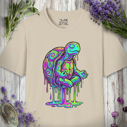 SILLY2001 "Meditating Turt" T-SHIRT - Sand