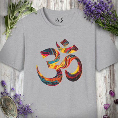 5D1000 "Liquid Light Om" T-SHIRT - Sport Grey