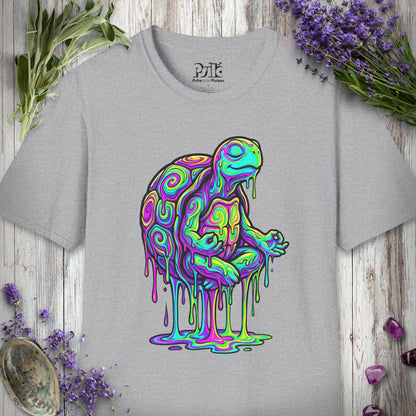 SILLY2001 "Meditating Turt" T-SHIRT - Sport Grey