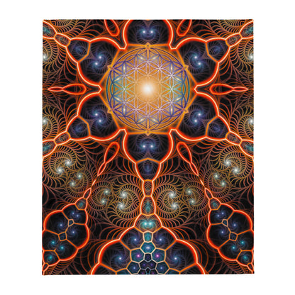"Starry Night FOL" THROW BLANKET, 50″×60″, default