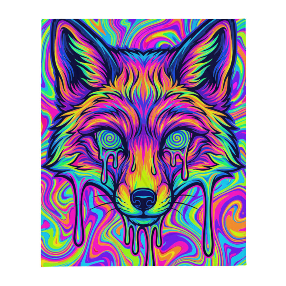 "Fox Hole" THROW BLANKET, 50″×60″, default