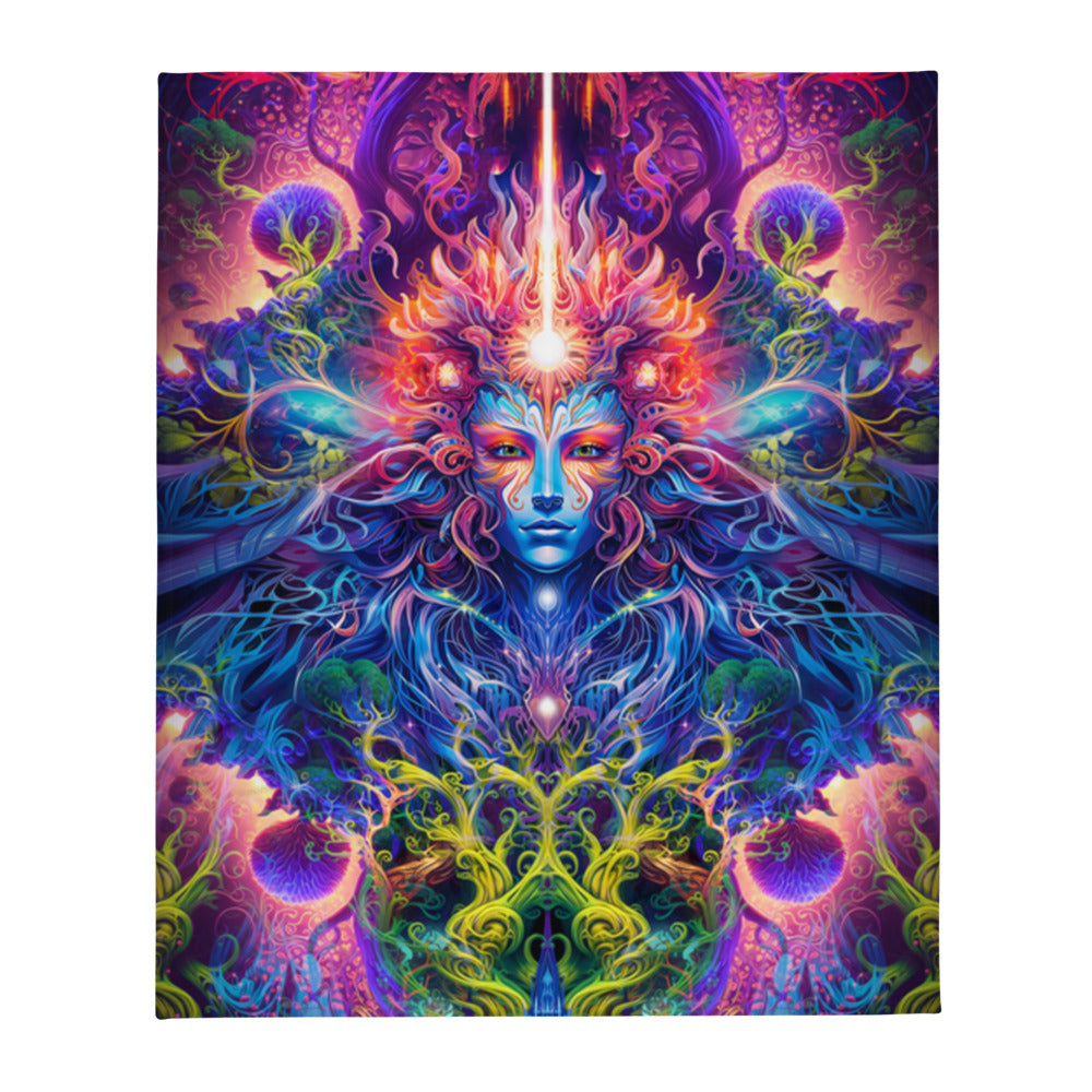 "The Sacred Vine" THROW BLANKET, 50″×60″, default