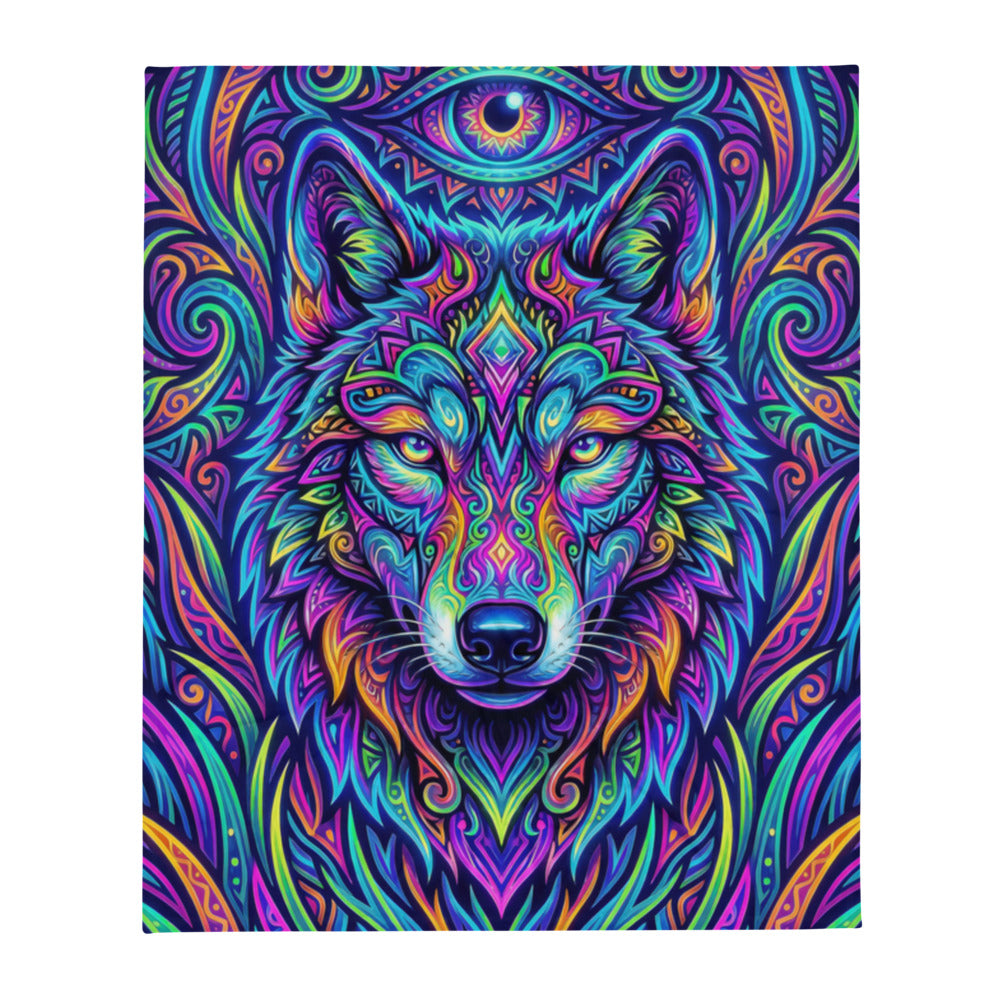 "Watchful Eyes" THROW BLANKET, 50″×60″, default