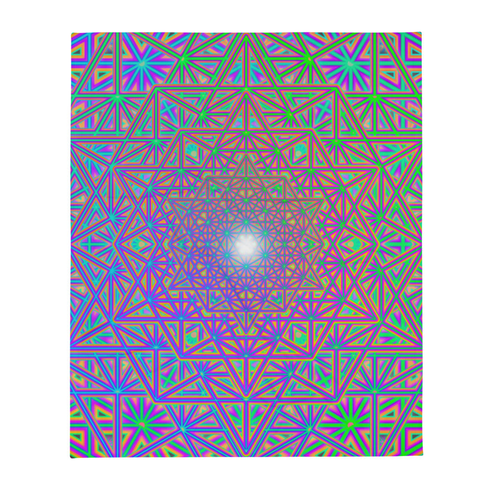 "Flower of Tron" THROW BLANKET, 50″×60″, default