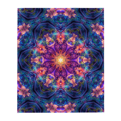 "The Sacred Circle" THROW BLANKET, 50″×60″, default