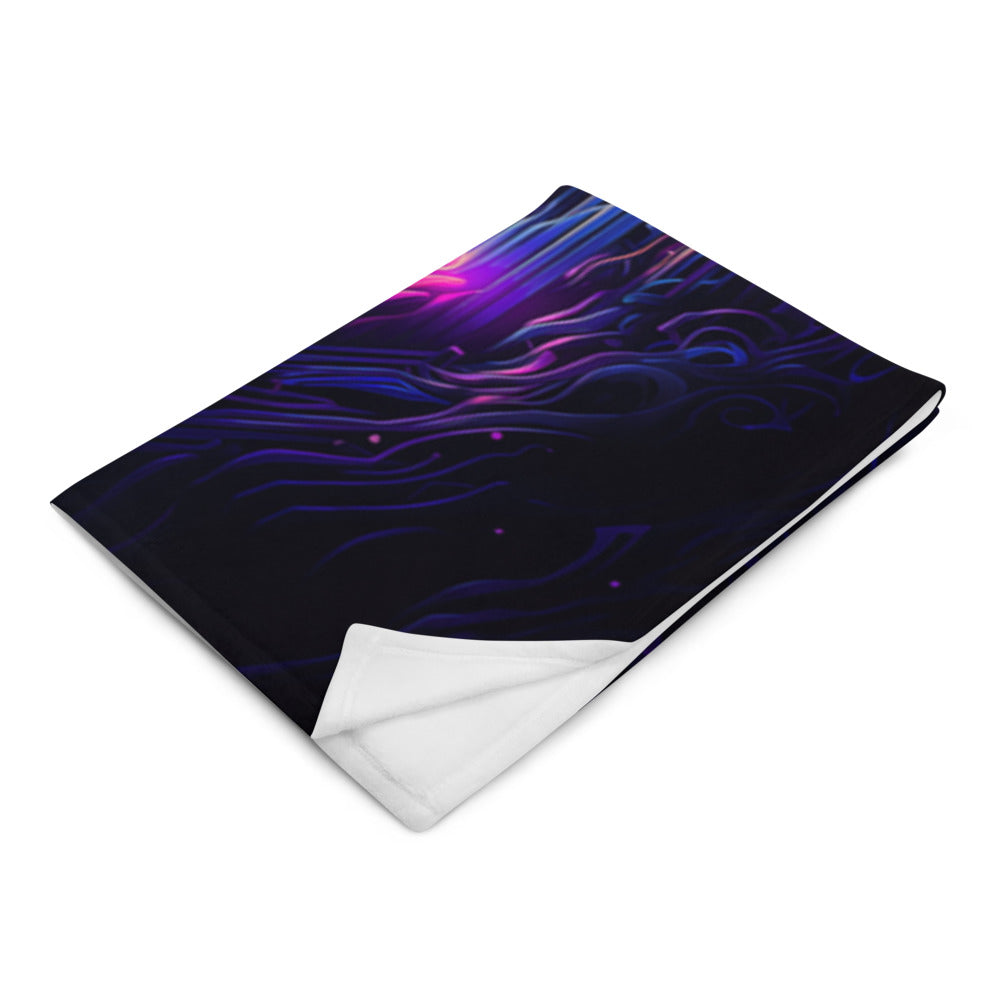 "Twilight Glow" THROW BLANKET, 50″×60″, Left Front