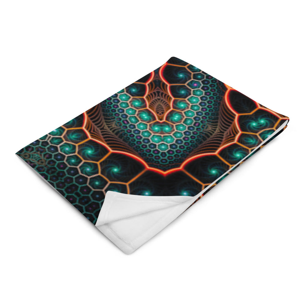 "Multiverse" THROW BLANKET, 50″×60″, Left Front