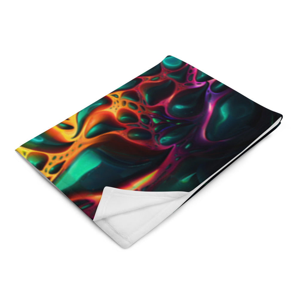 "The Dark Side" THROW BLANKET, 50″×60″, Left Front