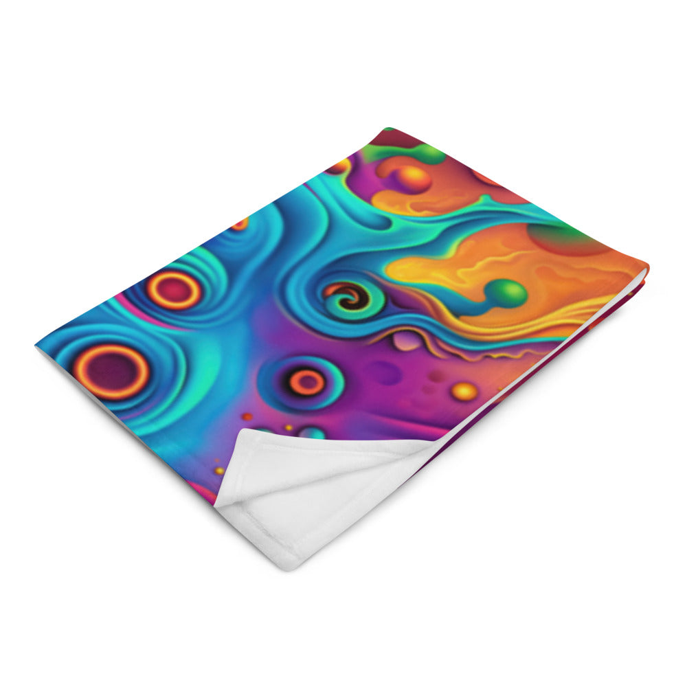 "Void Destroyer" THROW BLANKET, 50″×60″, Left Front