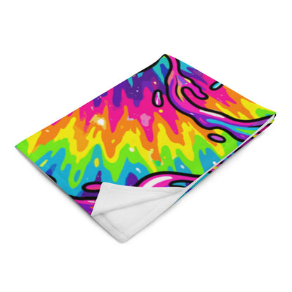 "Astro Burst" THROW BLANKET, 50″×60″, Left Front