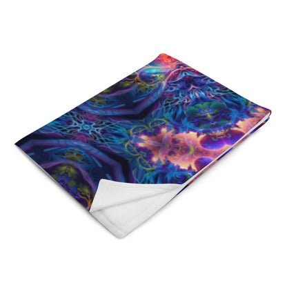 "The Sacred Circle" THROW BLANKET, 50″×60″, Left Front