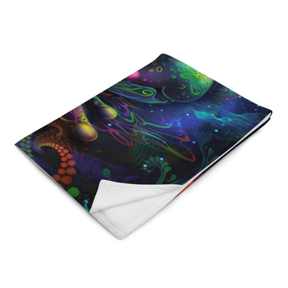 "Kiss Me" THROW BLANKET, 50″×60″, Left Front