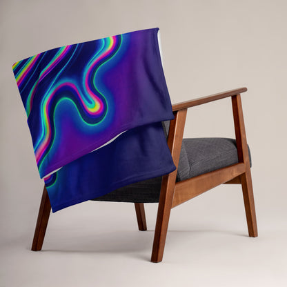 "All Melting Eye" THROW BLANKET, 50″×60″, Lifestyle