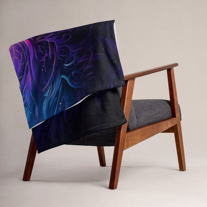 "Twilight Glow" THROW BLANKET, 50″×60″, Lifestyle