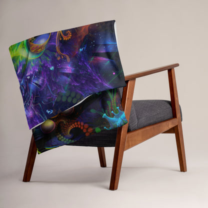 "Kiss Me" THROW BLANKET, 50″×60″, Lifestyle