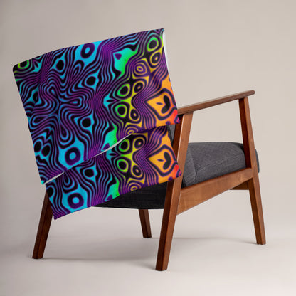 "Surf's Up" THROW BLANKET, 50″×60″, Lifestyle