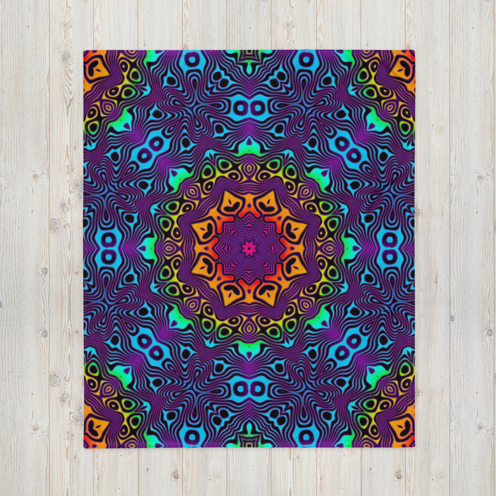 "Surf's Up" THROW BLANKET, 50″×60″, Front
