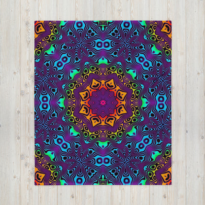 "Surf's Up" THROW BLANKET, 50″×60″, Front