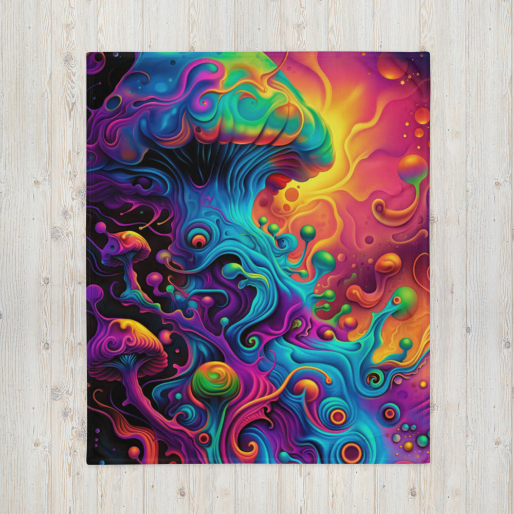 "Void Destroyer" THROW BLANKET, 50″×60″, Front