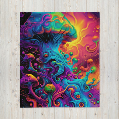 "Void Destroyer" THROW BLANKET, 50″×60″, Front
