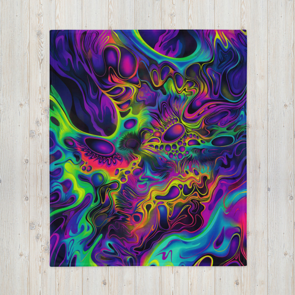 "Still Trippin'" THROW BLANKET, 50″×60″, Front
