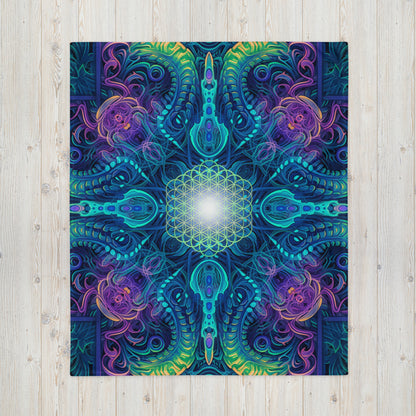 "Belladonna V2" THROW BLANKET, 50″×60″, Front