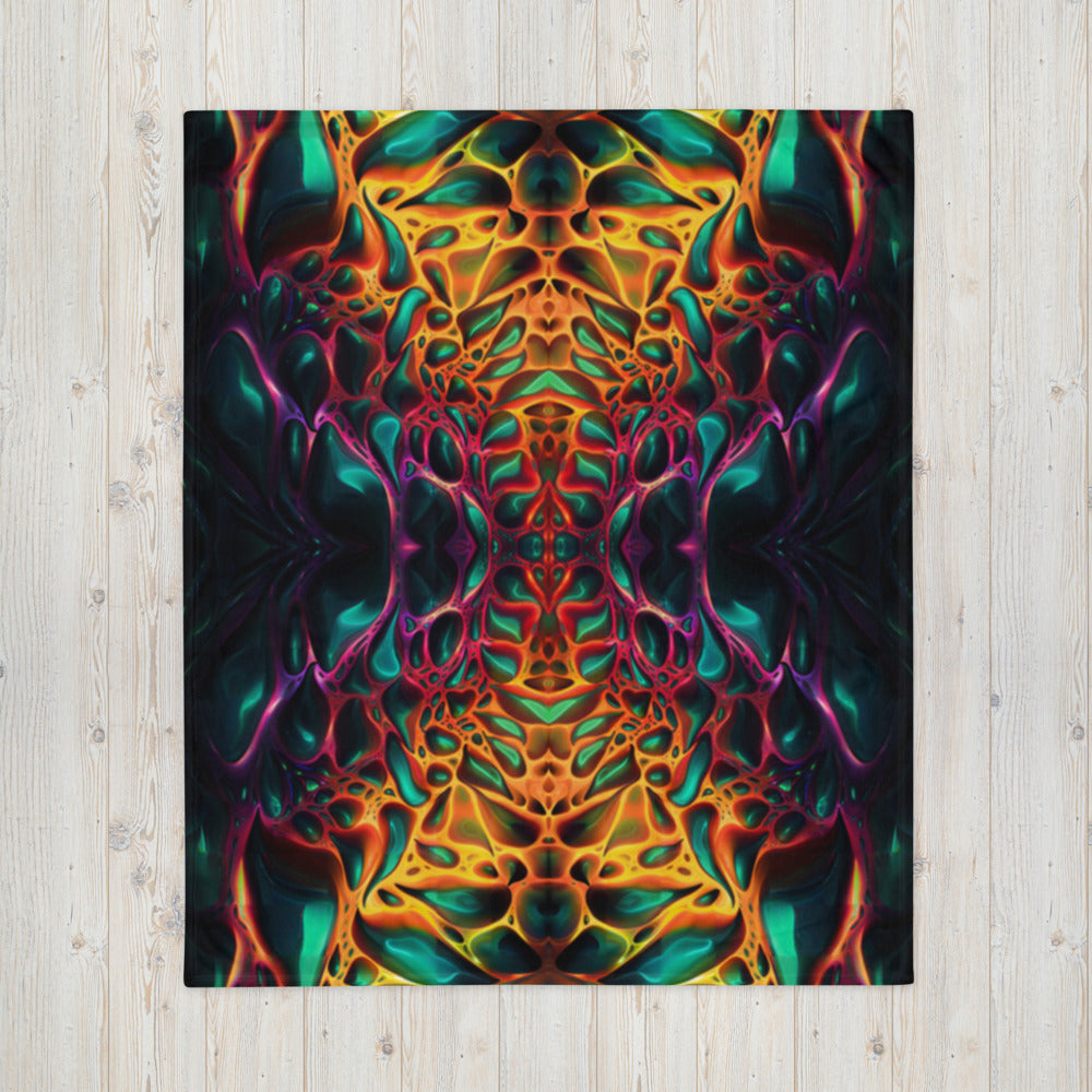 "The Dark Side" THROW BLANKET, 50″×60″, Front