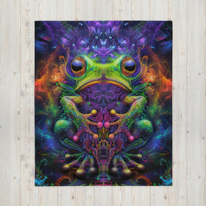 "Kiss Me" THROW BLANKET, 50″×60″, Front
