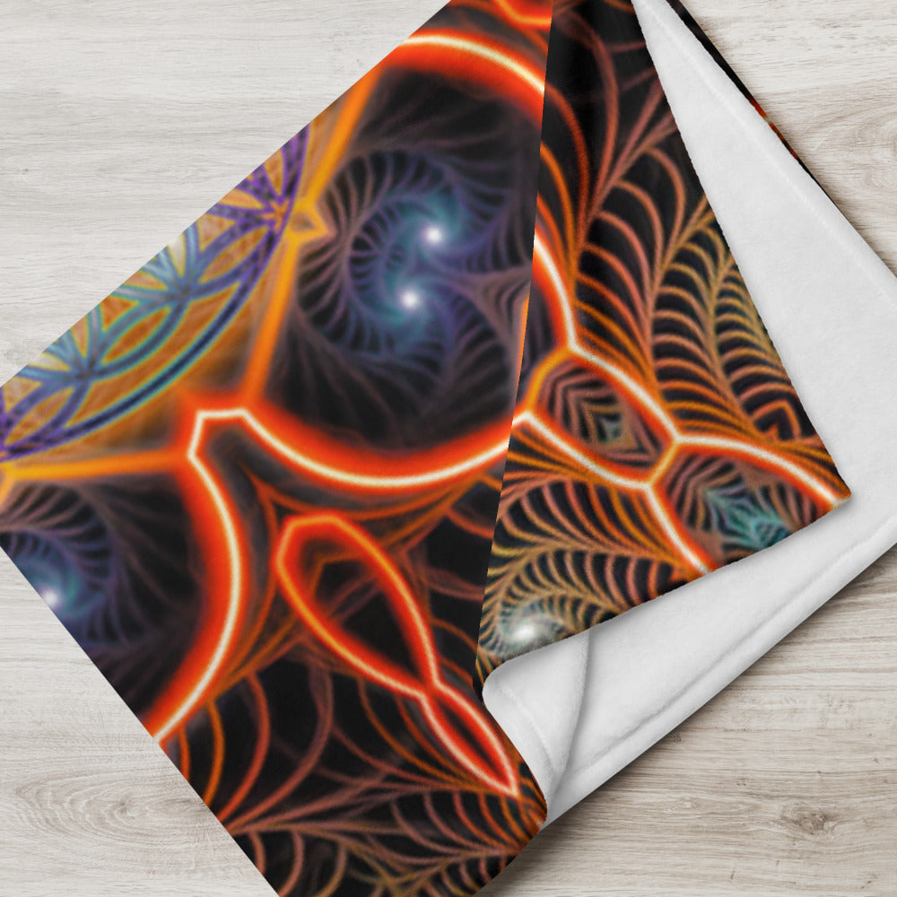 "Starry Night FOL" THROW BLANKET, 50″×60″, Lifestyle