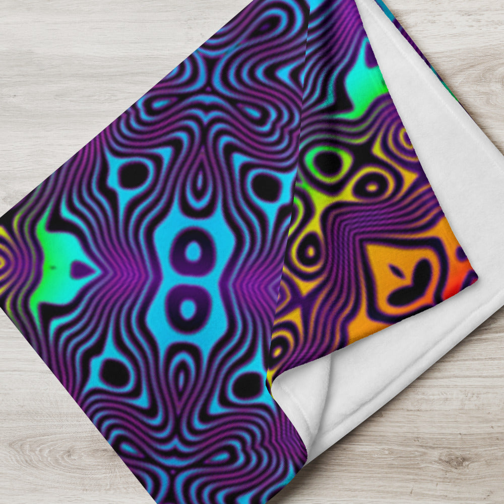 "Surf's Up" THROW BLANKET, 50″×60″, Lifestyle