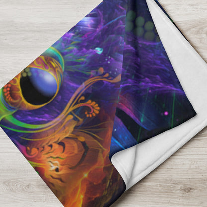 "Kiss Me" THROW BLANKET, 50″×60″, Lifestyle
