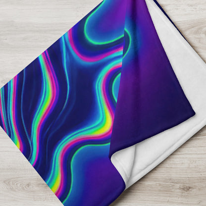 "All Melting Eye" THROW BLANKET, 50″×60″, Lifestyle
