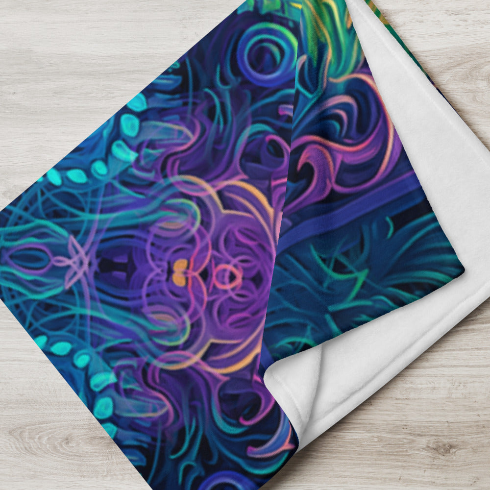 "Belladonna V2" THROW BLANKET, 50″×60″, Lifestyle