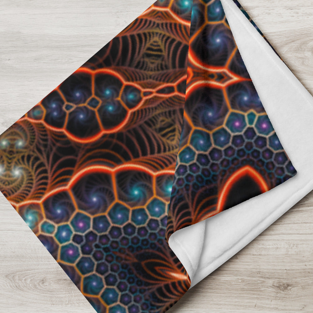 "Starry Night" THROW BLANKET, 50″×60″, Lifestyle
