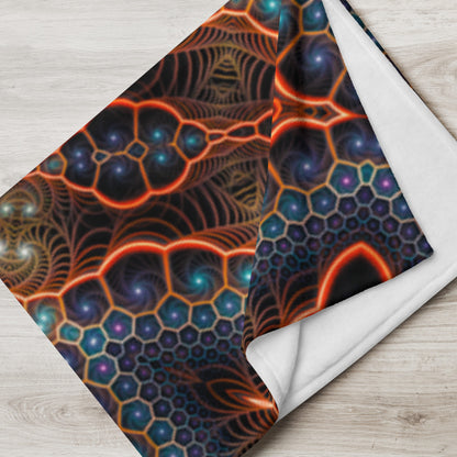 "Starry Night" THROW BLANKET, 50″×60″, Lifestyle
