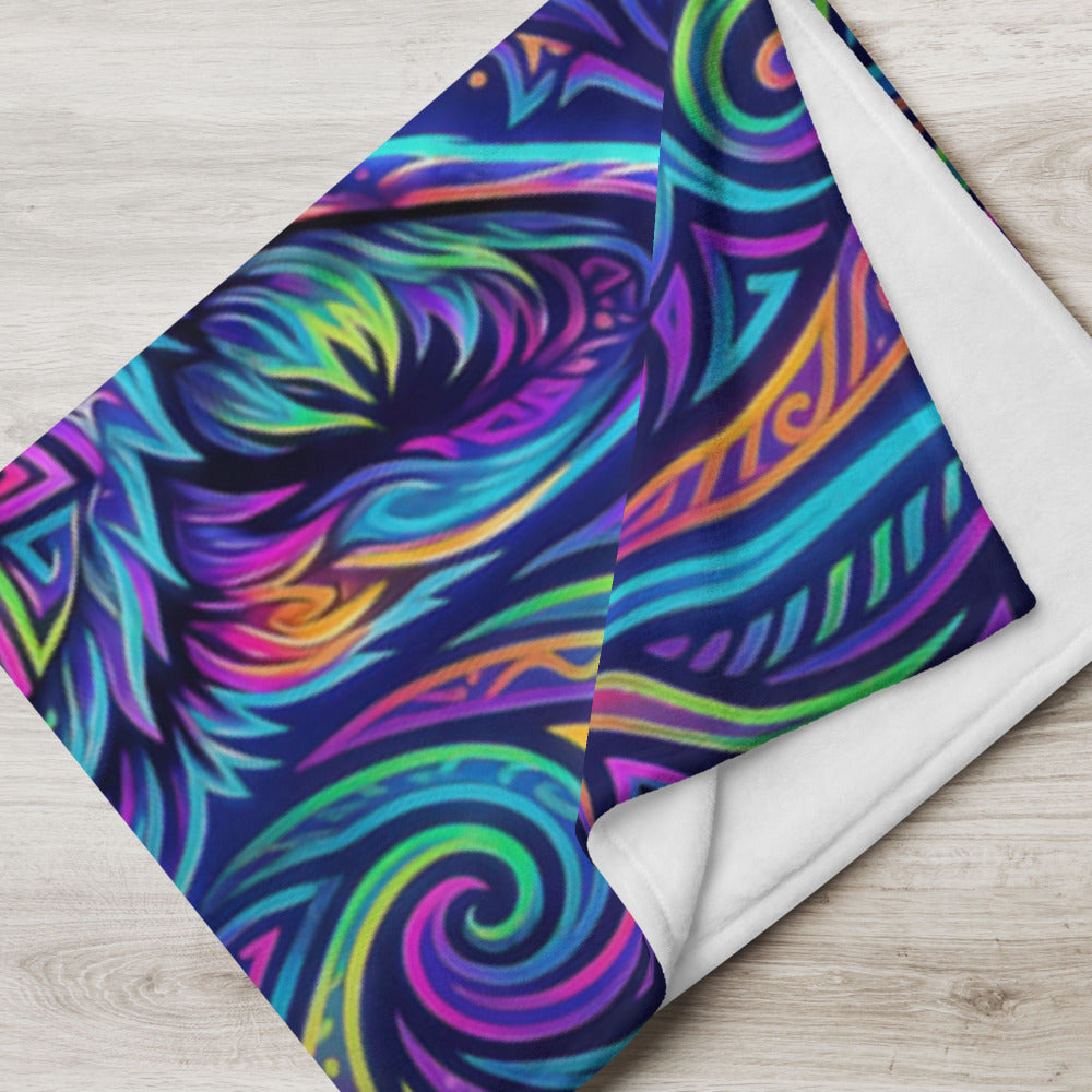 "Watchful Eyes" THROW BLANKET, 50″×60″, Lifestyle
