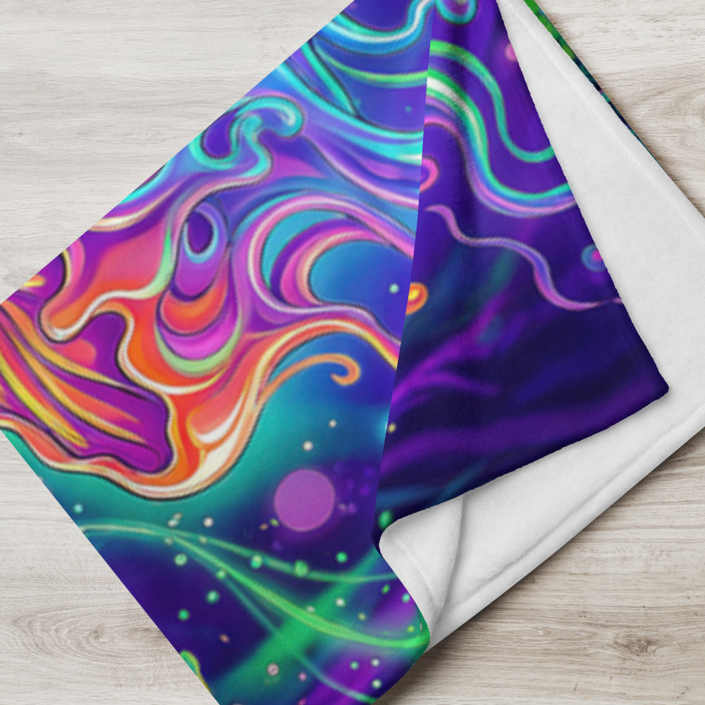 "Beyond Physical" THROW BLANKET, 50″×60″, Lifestyle