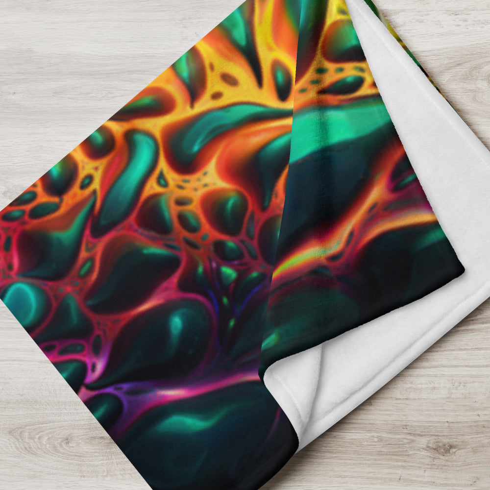 "The Dark Side" THROW BLANKET, 50″×60″, Lifestyle