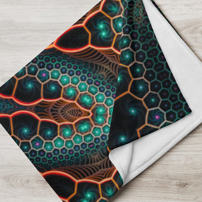 "Multiverse" THROW BLANKET, 50″×60″, Lifestyle