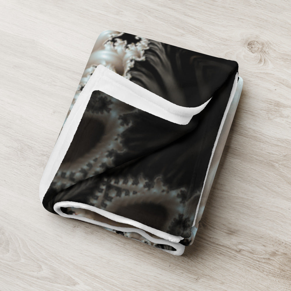 "Duality" THROW BLANKET, 50″×60″, Lifestyle 2
