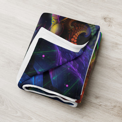 "Kiss Me" THROW BLANKET, 50″×60″, Lifestyle 2
