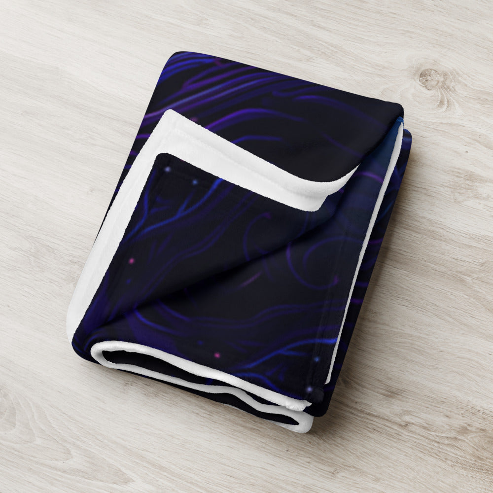 "Twilight Glow" THROW BLANKET, 50″×60″, Lifestyle 2