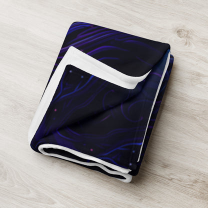 "Twilight Glow" THROW BLANKET, 50″×60″, Lifestyle 2