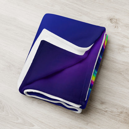 "All Melting Eye" THROW BLANKET, 50″×60″, Lifestyle 2
