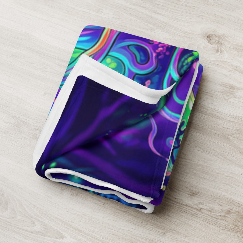 "Beyond Physical" THROW BLANKET, 50″×60″, Lifestyle 2
