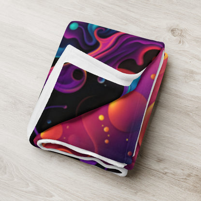 "Void Destroyer" THROW BLANKET, 50″×60″, Lifestyle 2