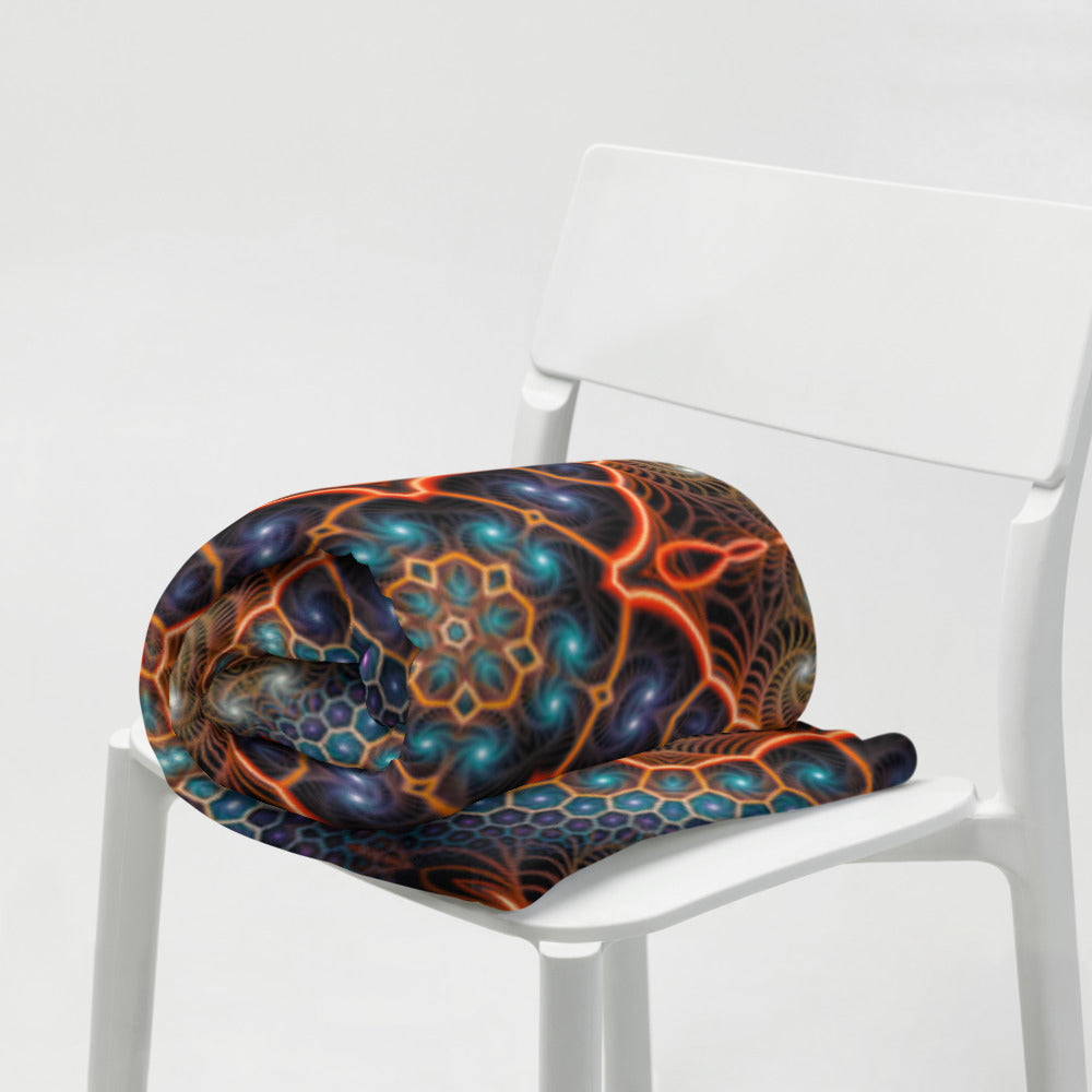 "Starry Night" THROW BLANKET, 50″×60″, Lifestyle